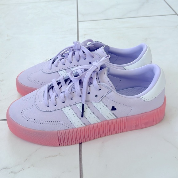 adidas gazelle silver green womens Adidas Samba Pink Cow: Customize Your Shoes main image 1